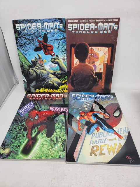Spider-Man: Tangled Web Vol 1 2 3 4  ~ Marvel Tpb * 4 Book Lot *