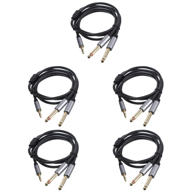 5 PCS Audio-Splitter Kabelverteilerleitung Computeradapter Rechner