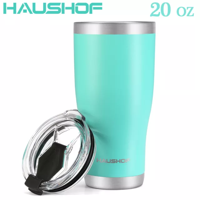 HAUSHOF 20 oz Tumbler Travel Mug Double Wall Vacuum Insulated Coffee Tumbler Cup