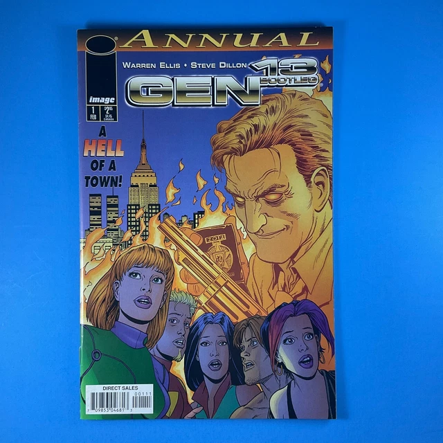 GEN 13 Bootleg Annual #1 Image Comics 1998 Warren Ellis & Steve Dillon