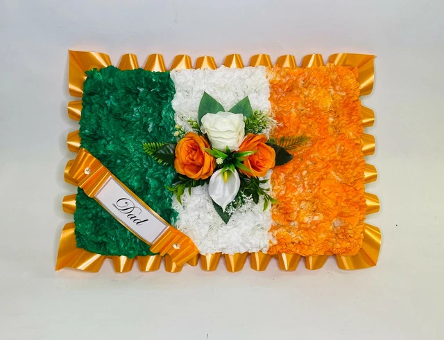 Irish Funeral Flowers Silk Wreath - Gates Of Heaven Artificial