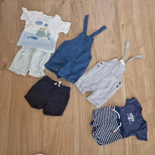 Baby Boy Summer Clothes Bundle Age 6-9 Months  M&S John Lewis NEXT