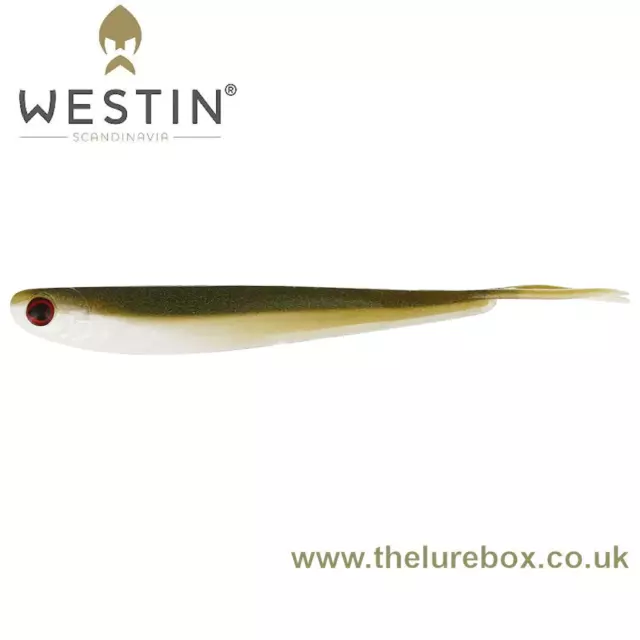 Westin TwinTeez V2 V-Tail 6.5cm 1g 1piece Soft Bait Lure Perch