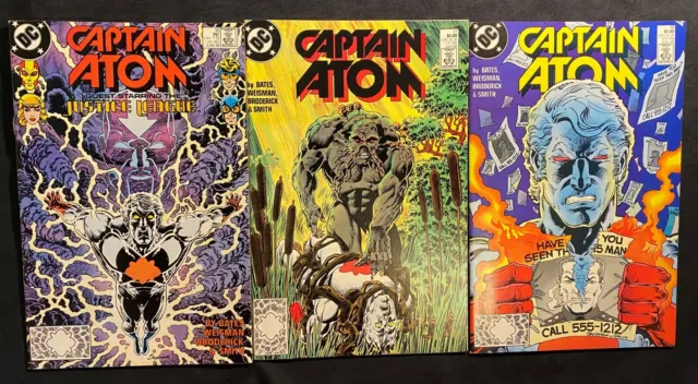 DC Captain Atom #16-18 June-August 1988 9.0 VF/NM Copper Age Comics