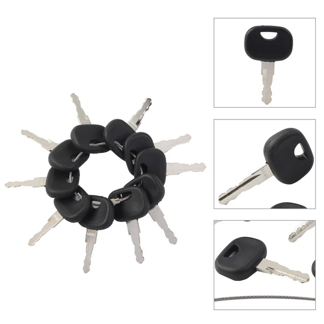 Fit Volvo Certain Mini Excavators & Mini Loaders Ignition Keys #14603 8U-9569