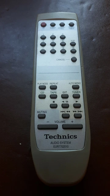 Telecomando Di Ricambio Per Technics EUR7702080 – Sostituto Originale, Plug & Play - 3