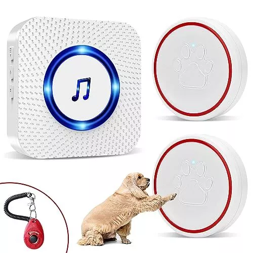 ChunHee Dog Door Bell - Doggie Doorbell Puppy Training - Dog Bells Toilet Tra...