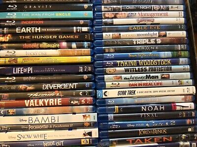 BLU-RAY DVD Lot Pick From 300 of Disney, Action, Comedy, Horror, Drama, Westerns