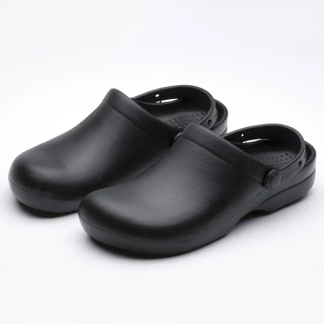 Unisex Chef Shoes Sandals Slip Resistant Cook Clogs for Kitchen Safety