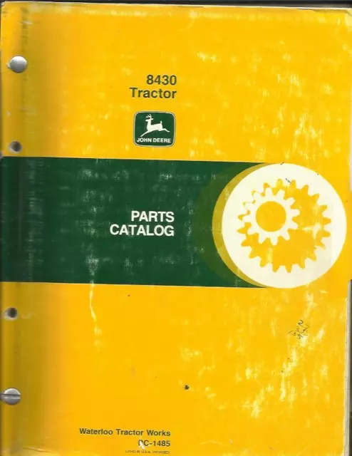 John Deere 8430 Tractor Parts Catalog