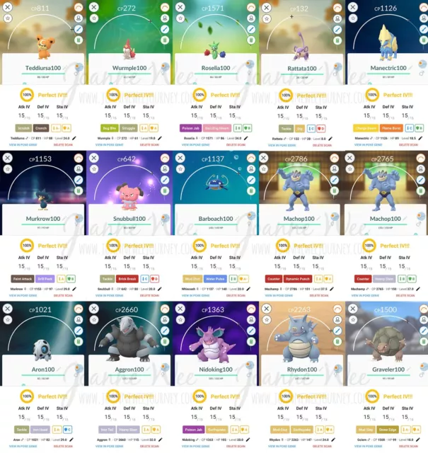 Pokemon Go 100 IV Random Catching *Shiny Chance*