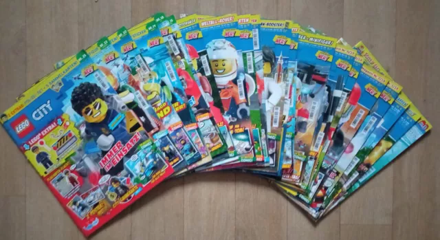 22 LEGO CITY Magazine - Sammlung, Paket, Konvolut