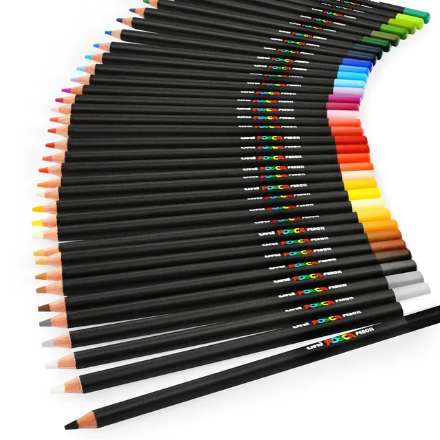Posca Uni Buntstift – Professioneller Öl- & Wachsstift In Dark Olive – Leuchtende Farben, Leicht Mischbar