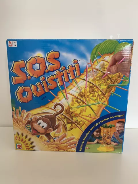 Mattel Games - SOS Ouistiti - Jeu de Société Familles - 5 ans et +