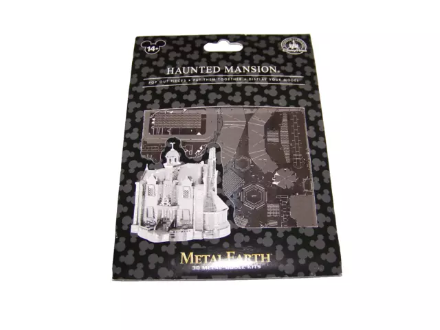 Disney Parks THE HAUNTED MANSION Metal Earth 3D Model Kit - Retired NEW