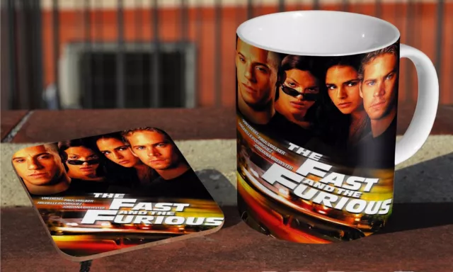 Fast And The Furious OG - Ceramic Coffee / Tea Mug + Matching Coaster