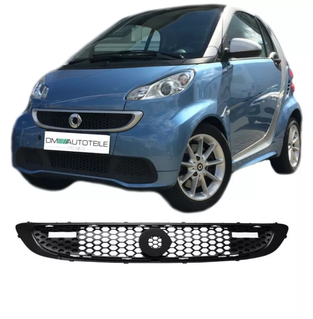 Smart Fortwo 451 Kühlergitter Kühlergrill Gitter Schwarz PREMIUM Bj. 04/12-08/14