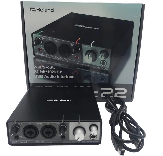 002578 Roland USB Audio Interface Rubix-22