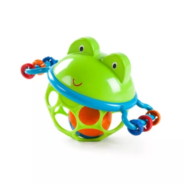 Oball Frosch Greifball mit Glockenball Babyspielzeug Baby Rassel Greifling -NEU-