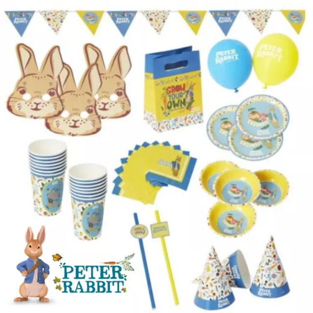 Peter Rabbit Party | Easter Birthday Christening Tableware Decoration Signs  