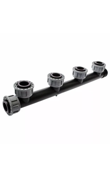 Kit Irrigazione Manuale A Collettore | 2/3/4 Zone Valvole In ABS | Per Orto E Giardino | Modello KVM-234