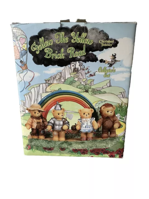 Cherished Teddies Follow The Yellow Brick Road Wizard Of Oz 1998 Enesco #476501