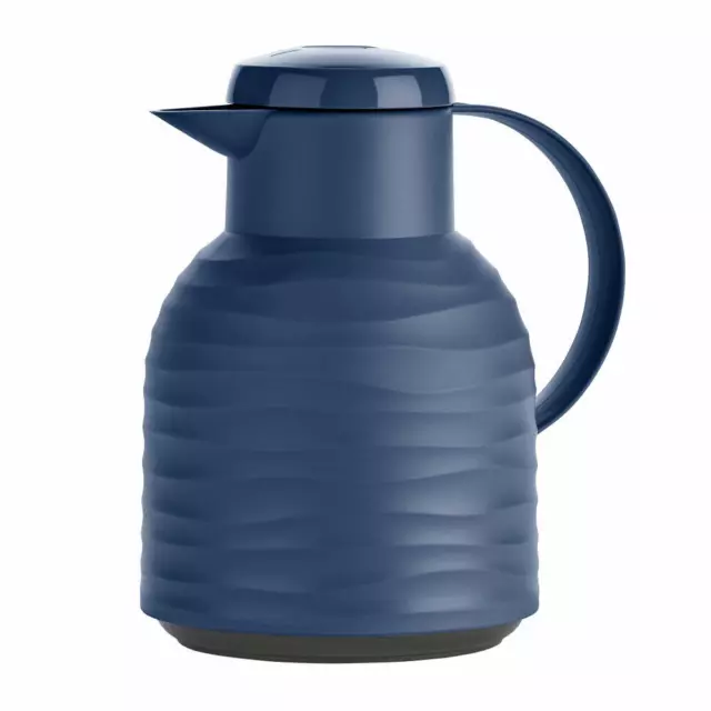 Emsa Vacuum Flask Théière Pot à café SAMBA WAVE QP Plastique Marine 1 L