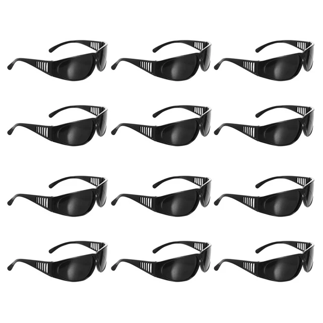 12 Pcs Polycarbonate Lens Welding Goggles Miss Lab Chemistry