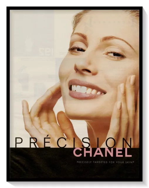 Chanel Precision Skincare Precisely Targeted Vintage 2001 Print Magazine Ad