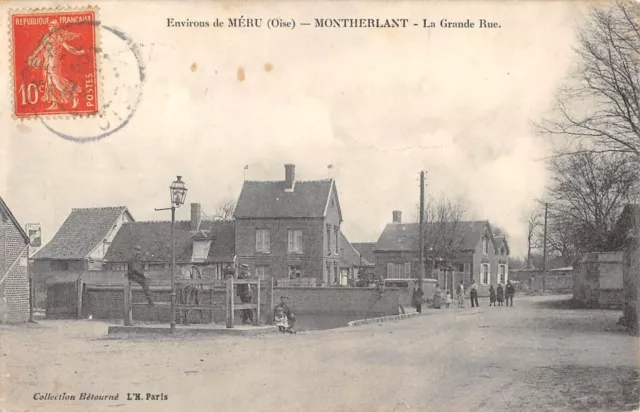 Cpa 60 Montherlant / La Grande Rue