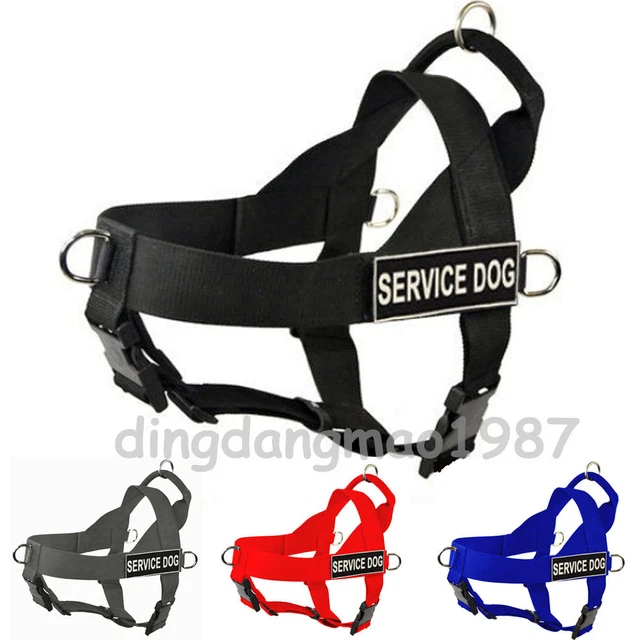 German Shepherd Nylon Working Service Dog Harness Small Medium Large XL Pitbull