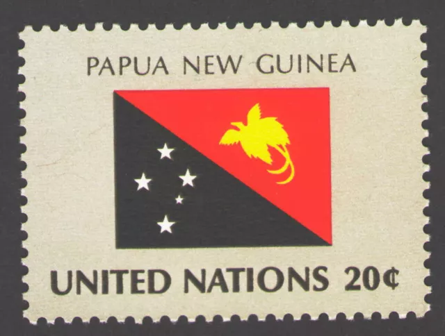 UN. 434. 20c. Flag of Papua New Guinea.  Mint. NH. 1984