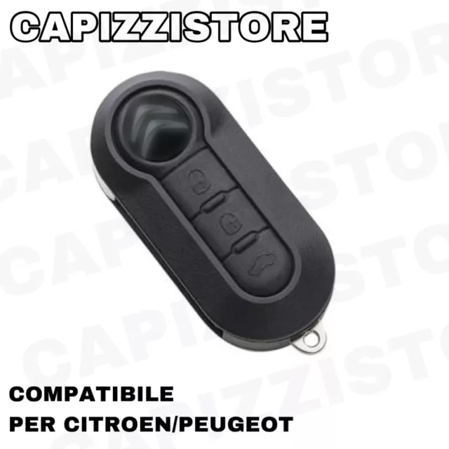 Cover Chiave Guscio Peugoet Boxer Citroen Jumper Dal 2012 Telecomando 3 Tasti