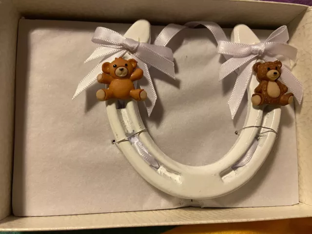 Hobby Horse Shoes Scottish Baby Gift Locally Made Brand New White