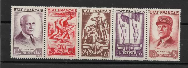 Lot 009   P     France  Neufs ** +++++++++++++ Bande Petain +++++++++++++++++ 1€