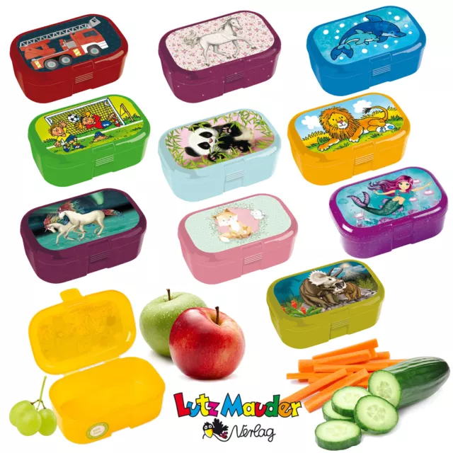 KINDER MINI LUNCHBOX SNACKBOX - Brotzeitbox Brotdose Brotzeit Schule LUTZ MAUDER