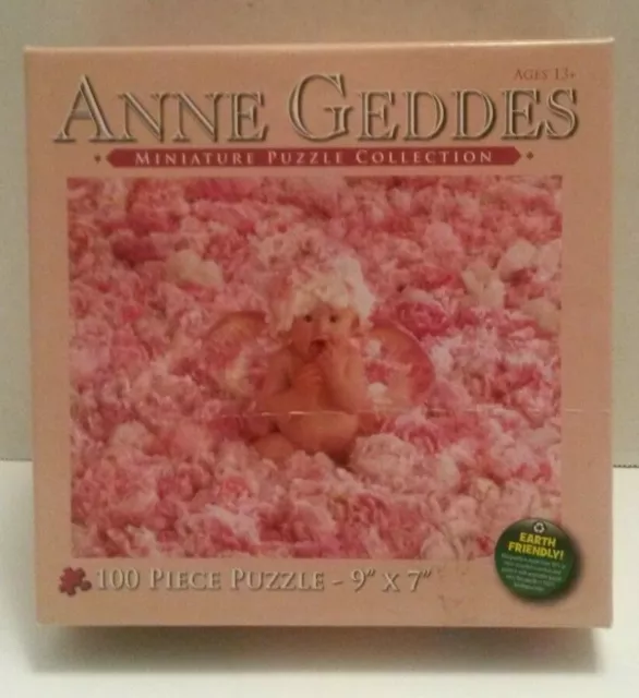 Anne Geddes Baby Theme 100 pc puzzle SEALED NEW 9" x 7" 2013