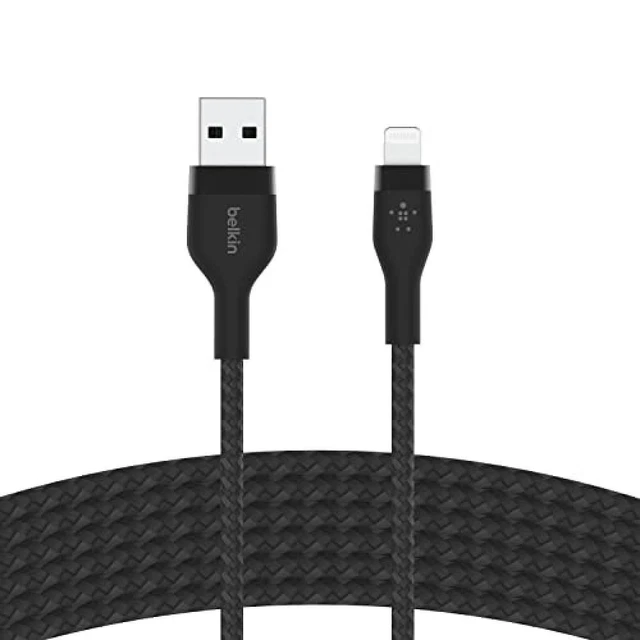 (TG. 3M) Belkin BoostCharge Pro Flex Cavo intrecciato da USB Type A a Lightning
