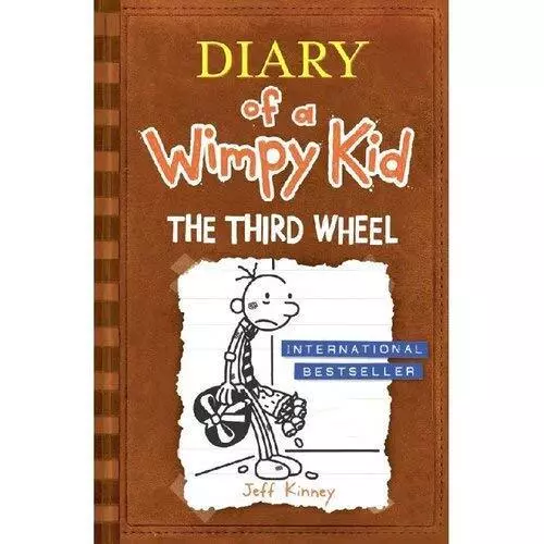 Diary of a Wimpy Kid 7 : The Third Wheel by JEFF KINNEY Book The Cheap Fast Free