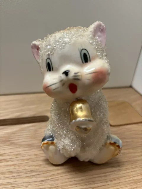MCM ice glaze bubble glazed figurine cat Kitten