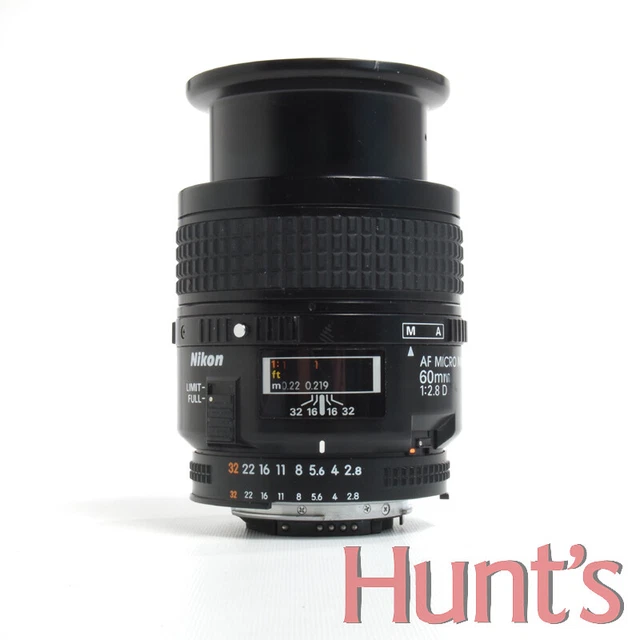 NIKON AF MICRO NIKKOR 60mm f2.8 D MACRO (1:1) AUTO FOCUS LENS