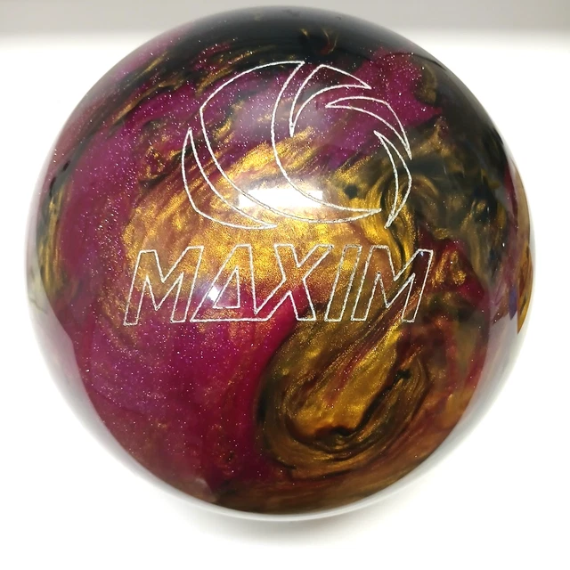 Boule De Bowling Ebonite Maxim Bleue 6kg - Avec Sac - Vintage 73 JAN