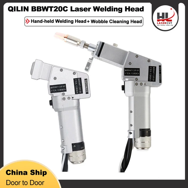 QILIN BBWT20C Biaxial Swing Laser Hand-held Welding Gun+Wobble Cleaning Head