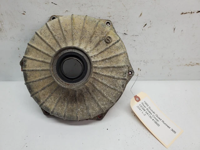 1989 Suzuki Quad Runner 300 Rear Brake Cover Oem#64130-41B00 2041(L-2)