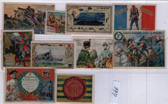 FR0466 Vignette Militaires: Lot ed, Delandre