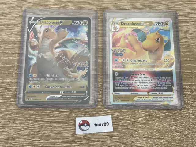 Lots De 2 Cartes Promo Dracolosse Pokémon Go EB10.5 Swsh235 & Swsh236 Neuf FR