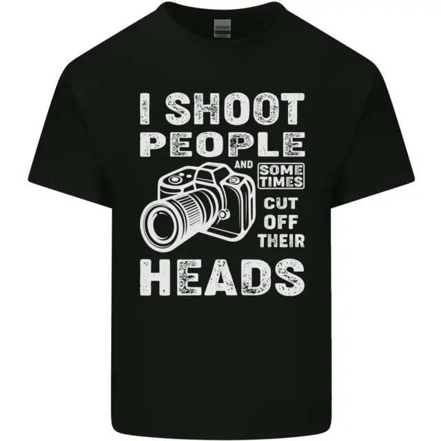Photography I Shoot People Photographer Mens Cotton T-Shirt Tee Top