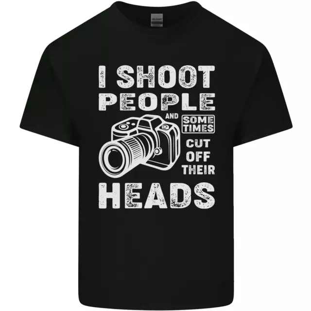 T-shirt top Photography I Shoot People Photographer da uomo cotone