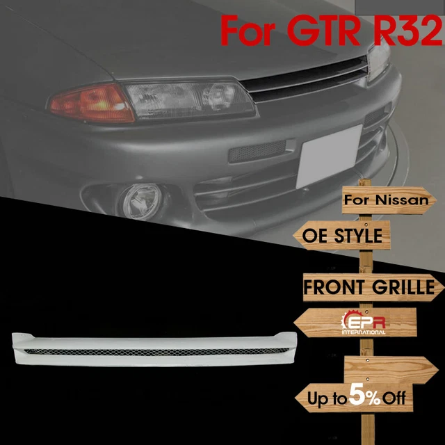 FRP OE STYLE Front Bumper Grille Mesh For Nissan Skyline R32 GTR BNR32 ...