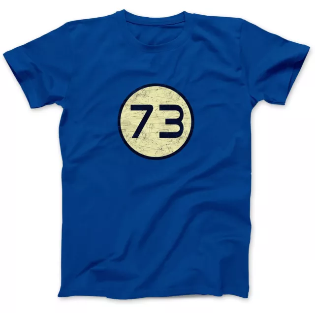 Number 73 T-Shirt 100% Premium Cotton Sheldon